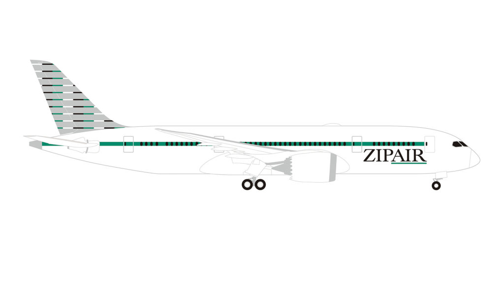 ZIPAIR】新デザインデカール機 路線投入へ - Aviation Picks